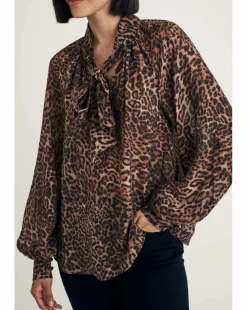 Nobody's Child Goldie Leopard Blouse