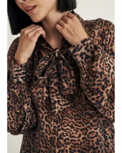 Nobody's Child Goldie Leopard Blouse