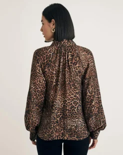 Nobody's Child Goldie Leopard Blouse
