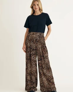 Nobody's Child Leopard Zeena Full Length Trouser