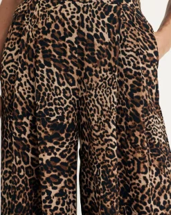 Nobody's Child Leopard Zeena Full Length Trouser