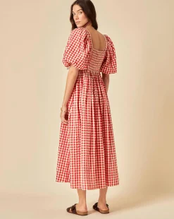 Nobody's Child Nova Midi Dress Red Gingham