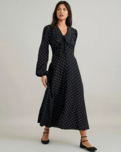 Nobody's Child Otillie Spot Midi Dress