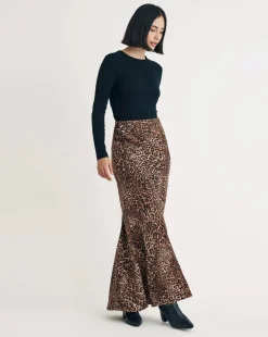 Nobody's Child Peyton Leopard Skirt