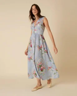 Nobody's Child SL Starlight Midaxi Dress Mirelle Graden Blue