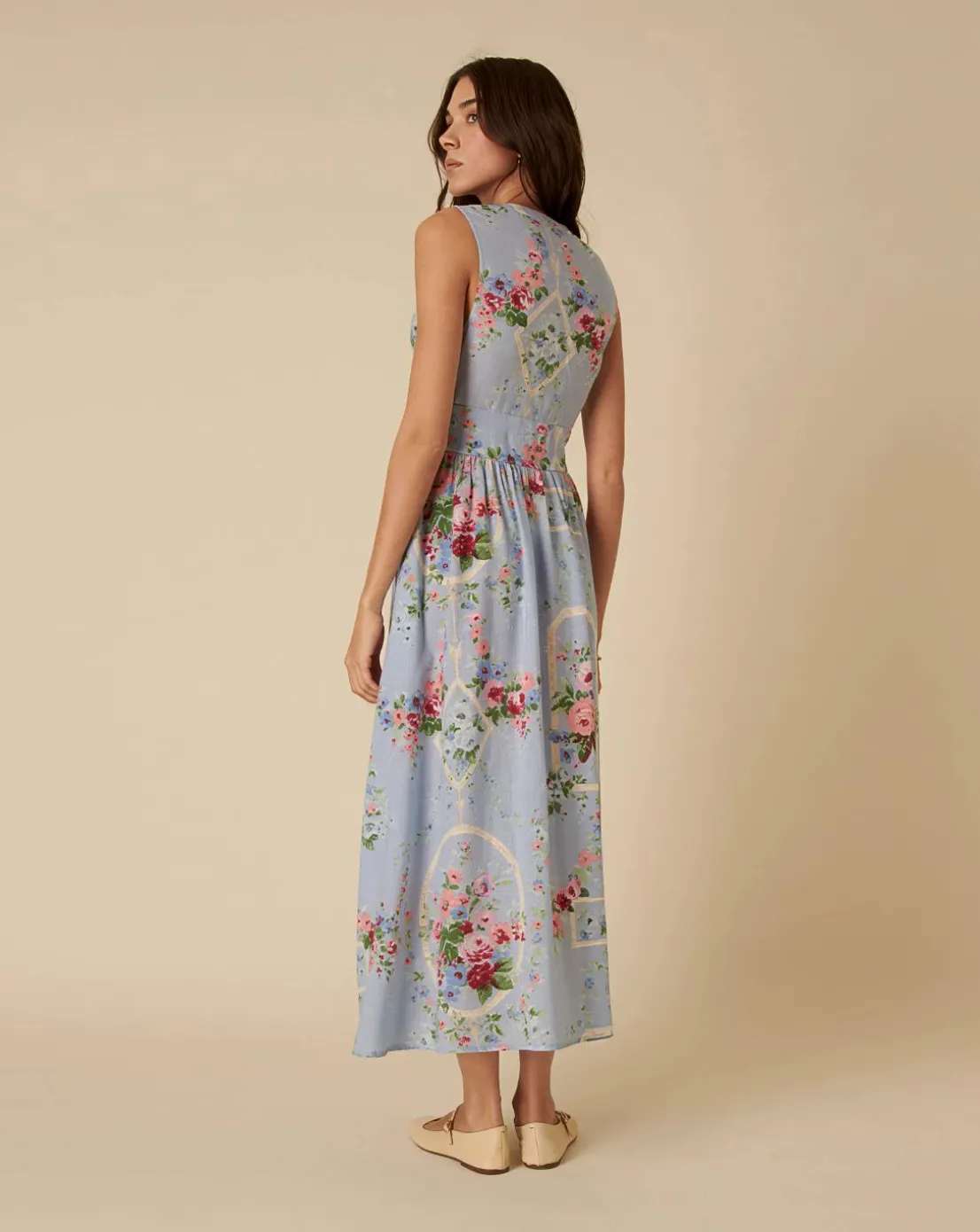 Nobody's Child SL Starlight Midaxi Dress Mirelle Graden Blue