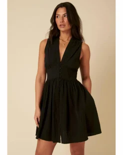 Nobody's Child Sleeveless Starlight Mini Dress Plain