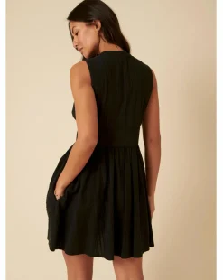 Nobody's Child Sleeveless Starlight Mini Dress Plain