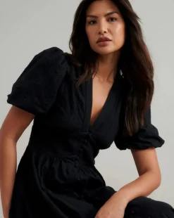 Nobody's Child Starlight Midi Seersucker Dress