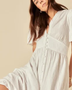 Nobody's Child Starlight SS Midi Dress Plain