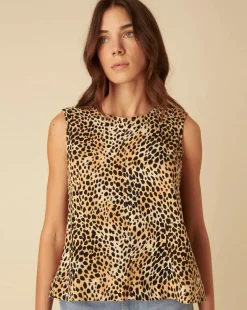 Nobody's Child Stirling Leopard Print Tank Top