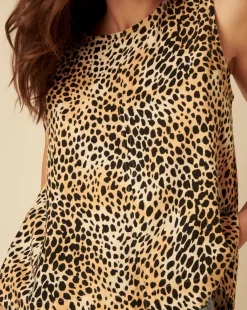 Nobody's Child Stirling Leopard Print Tank Top