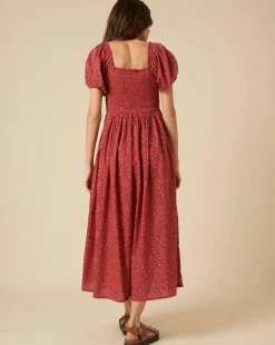 Nobody's Child Tasmin Midi Dress Ina Ditsy Red