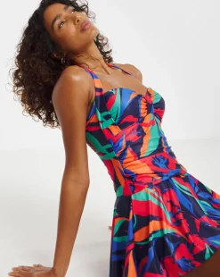 Non Wired Halter Swimdress