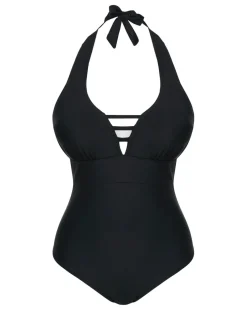 Non Wired Padded Halter Neck Swimsuit