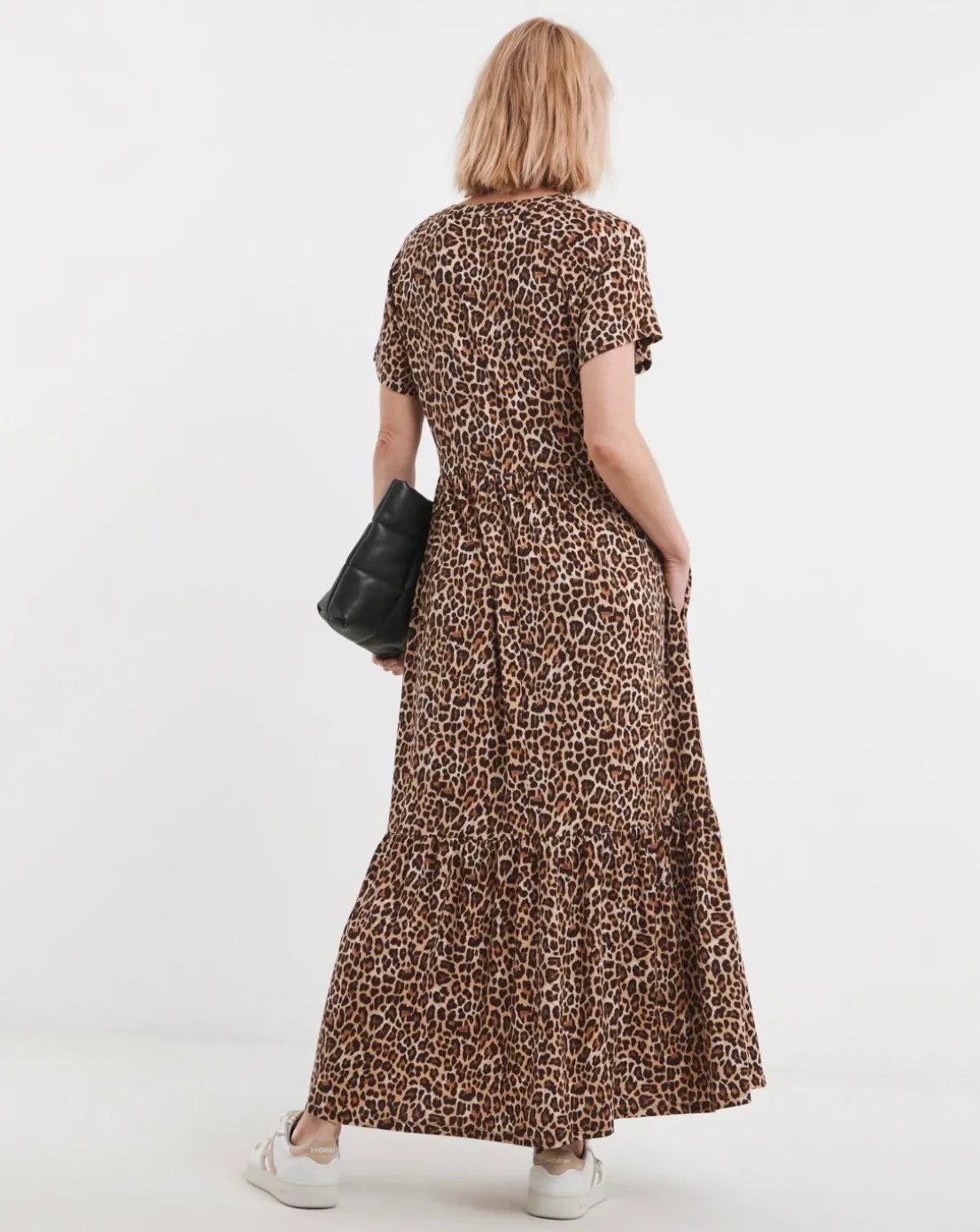 Notch Neck Maxi Dress