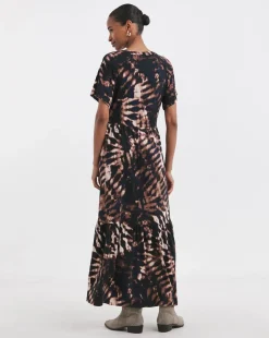 Notch Neck Maxi Dress