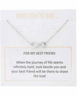 Notes From the Heart For My Best Friend Infinity Necklet