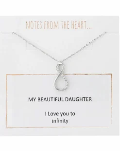 Notes from the Heart My Beautiful Daughter Infinity Necklet