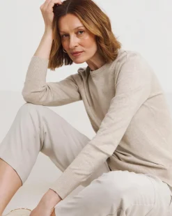 Oatmeal Crew Neck Jumper