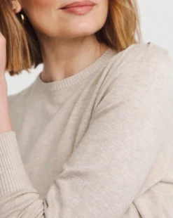 Oatmeal Crew Neck Jumper