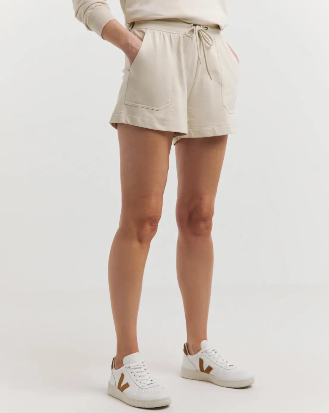 Oatmeal Pocket Front Jersey Short
