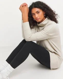 Oatmeal Super Soft High Neck Sweatshirt