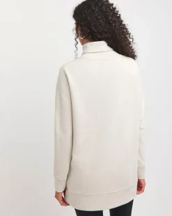 Oatmeal Super Soft High Neck Sweatshirt