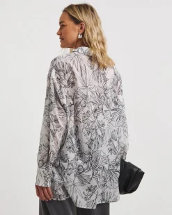Oversized Voile Shirt