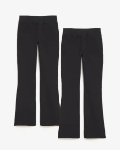 2Pack Black/Black Bootcut Jeggings