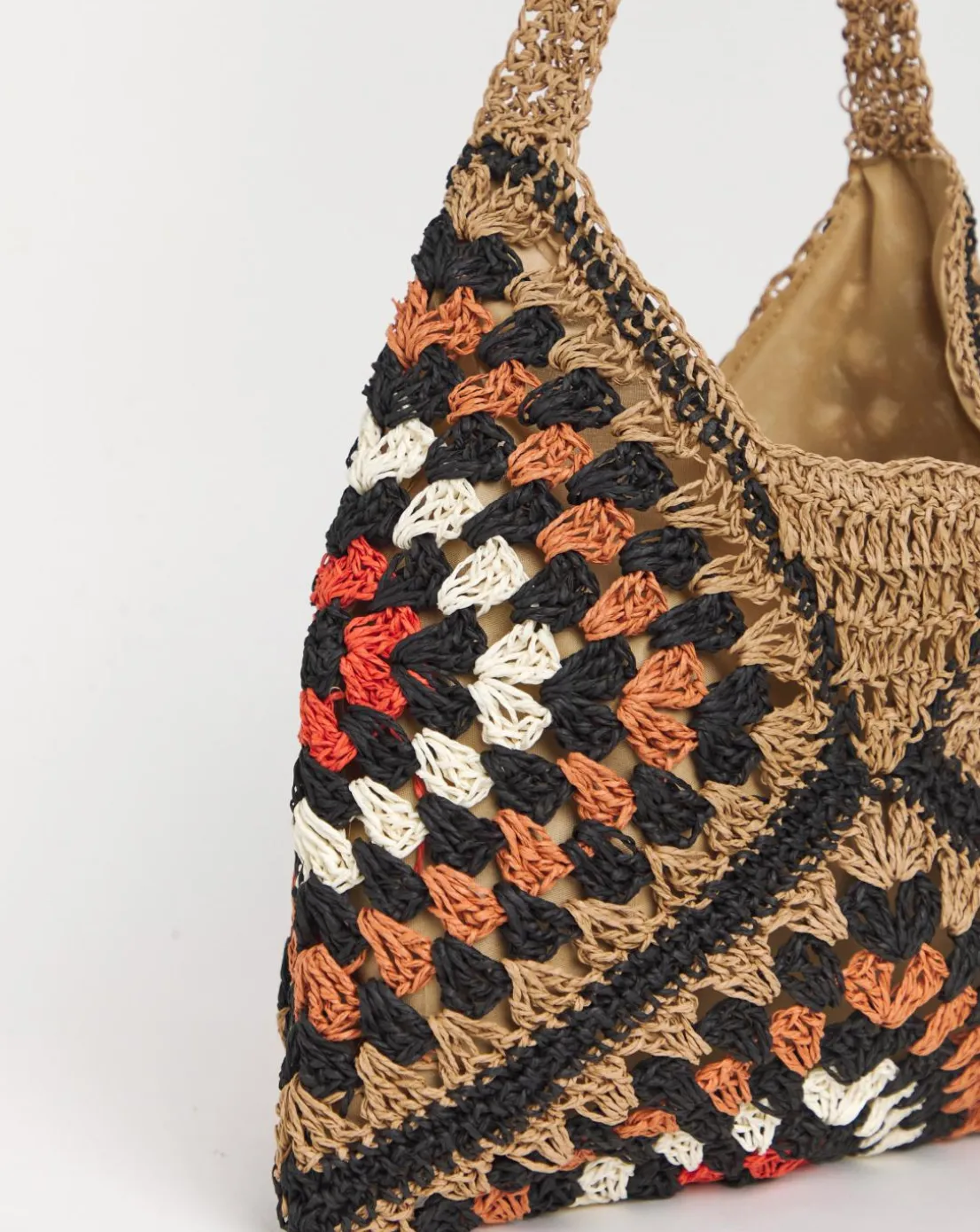 Packable Raffia Beach Bag