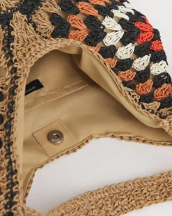 Packable Raffia Beach Bag