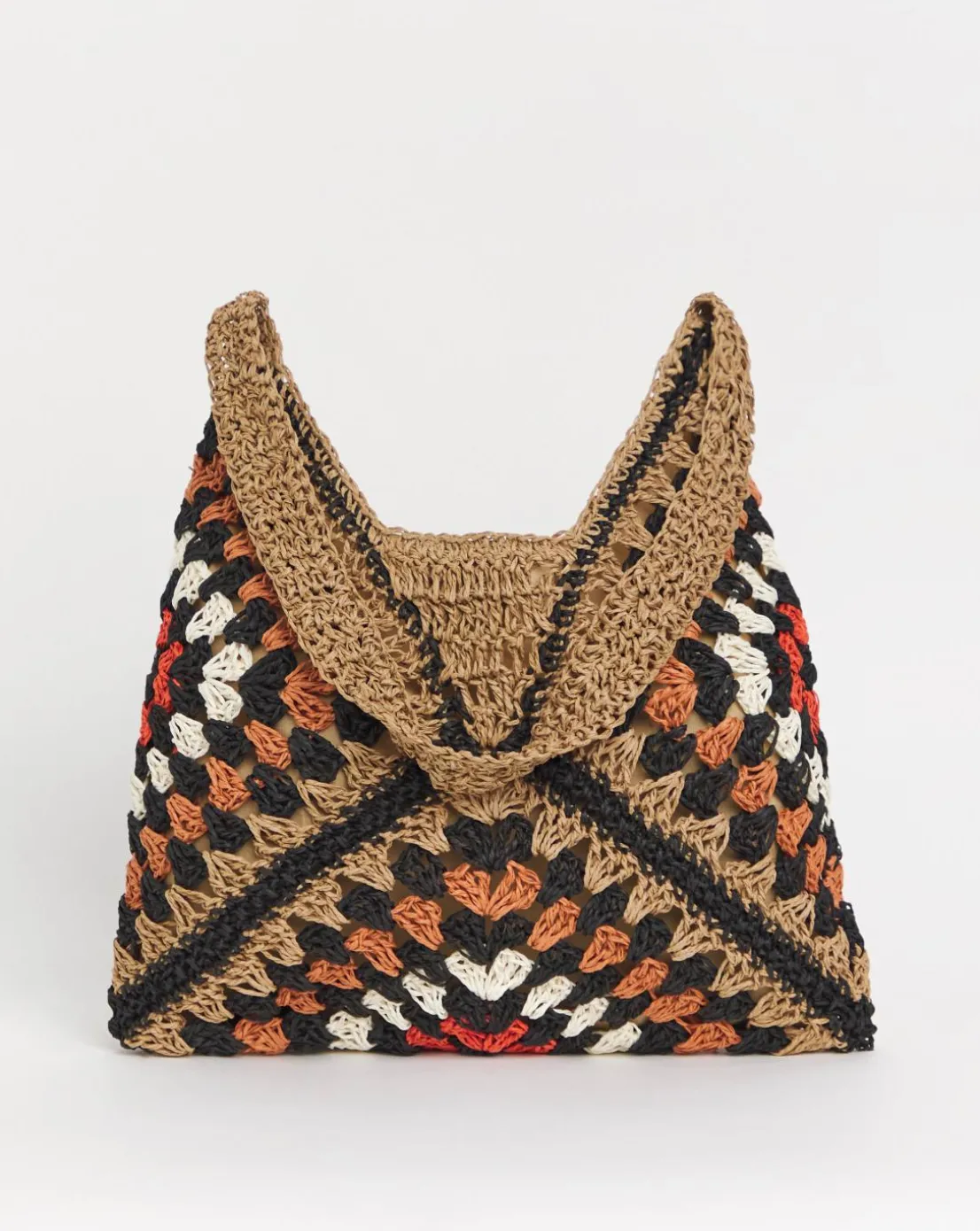 Packable Raffia Beach Bag