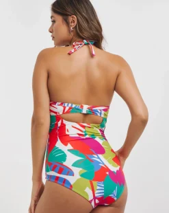 Padded Underwired Plunge Swimsuit