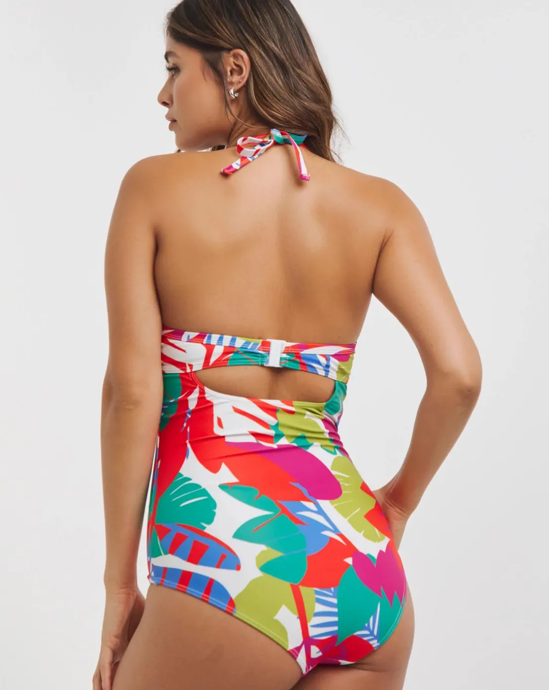 Padded Underwired Plunge Swimsuit