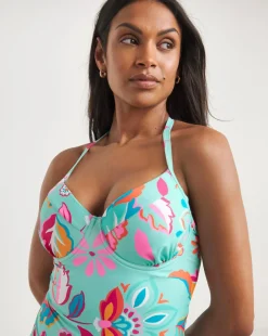 Padded Underwired Plunge Swimsuit