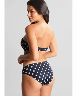 Panache Anya Riva Twist Bandeau Wired Bikini Top Navy Spot