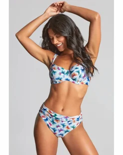 Panache Midi Bikini Bottom Flutter Print