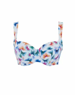 Panache Olivia Full Cup Wired Bikini Top Flutter Print