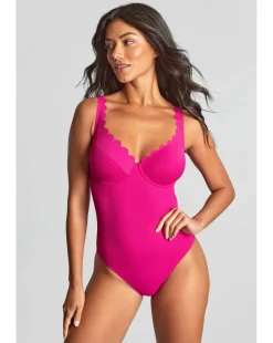 Panache Spirit Rita Plunge Wired Swimsuit Magenta