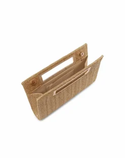 Paradox London Delma Raffia Clutch Bag