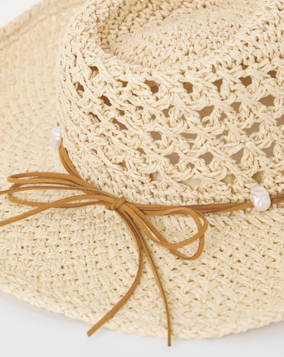 Pearl Detail Western Cowboy Hat