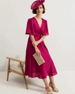 Phase Eight Abbie Textured Plain Dress