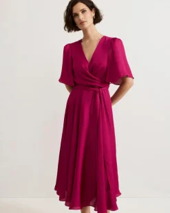 Phase Eight Abbie Textured Plain Dress