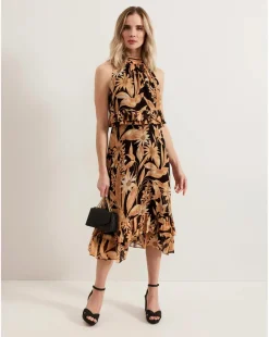 Phase Eight Alma Printed Double Layer Dress