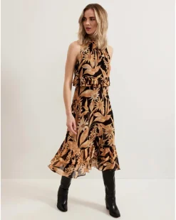 Phase Eight Alma Printed Double Layer Dress