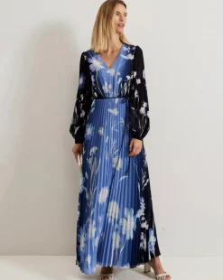 Phase Eight Annie Floral Ombre Print Maxi Dress