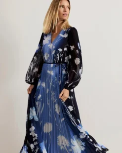 Phase Eight Annie Floral Ombre Print Maxi Dress