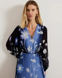 Phase Eight Annie Floral Ombre Print Maxi Dress