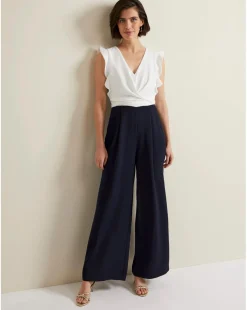 Phase Eight Ayla Corsage Colourblock Jumpsuit